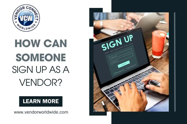 How Can Someone Sign Up As A Vendor?